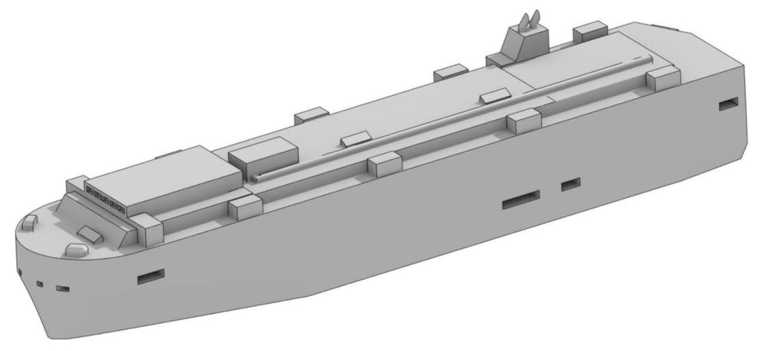 Modelium 1/2500 Scale Automobile Transport Ship Resin Kit