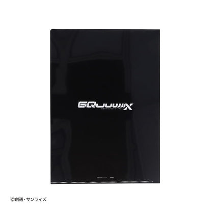 Sun-Star Stationery Gundam GQuuuuuuX Clear File Featuring Ziegax and Red Gundam