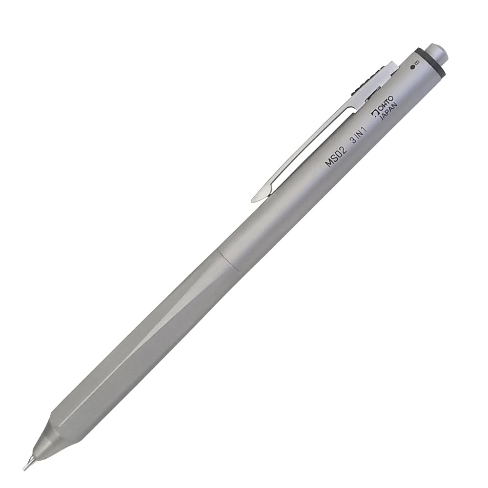 Auto Multi-Function Pen MS02 Silver for Everyday Use