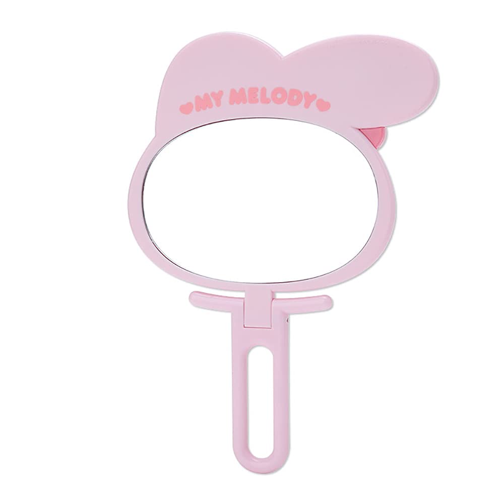 SANRIO My Melody Face-Shaped Hand Mirror for Cute Touch-Ups