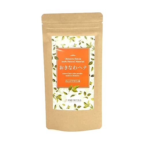 Okinawakosodateryouhin Orange Brown Henna 100g Natural Hair Color