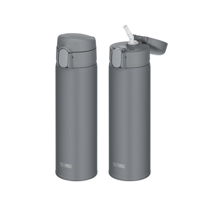 THERMOS Vacuum Insulated Straw Bottle 510ml Dark Gray