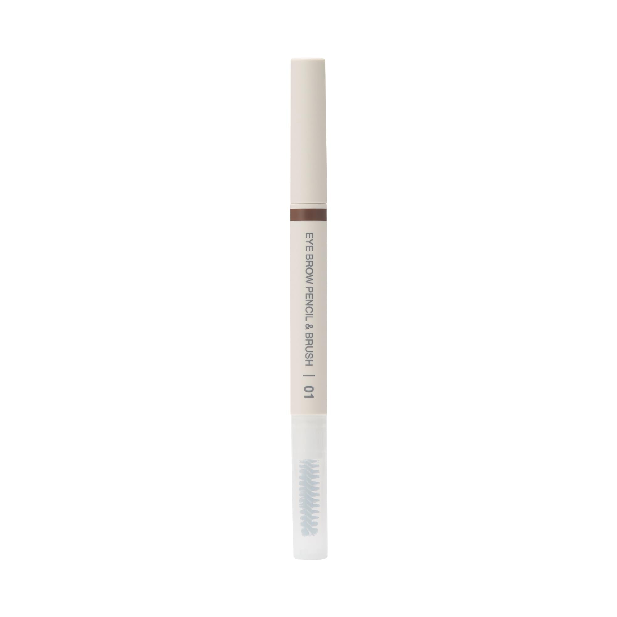 Mujirushiryouhin Eyebrow Pencil and Brush Dark Brown