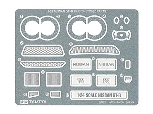 TAMIYA 1/24 Scale Nissan GT-R Etching Parts Set for Model Kits