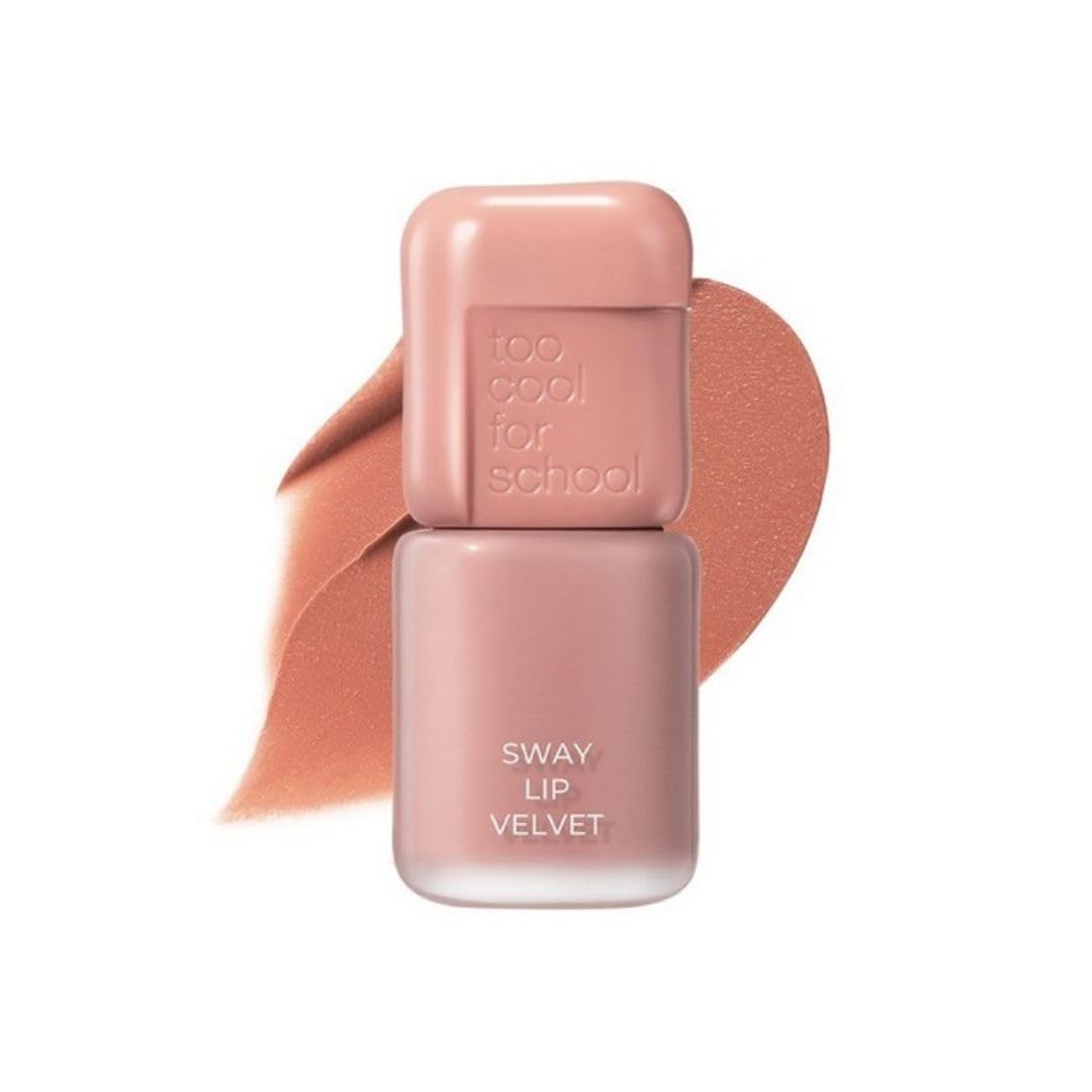 Too Cool For School Velvet Lip Tint Bebe Salmon Matte Finish