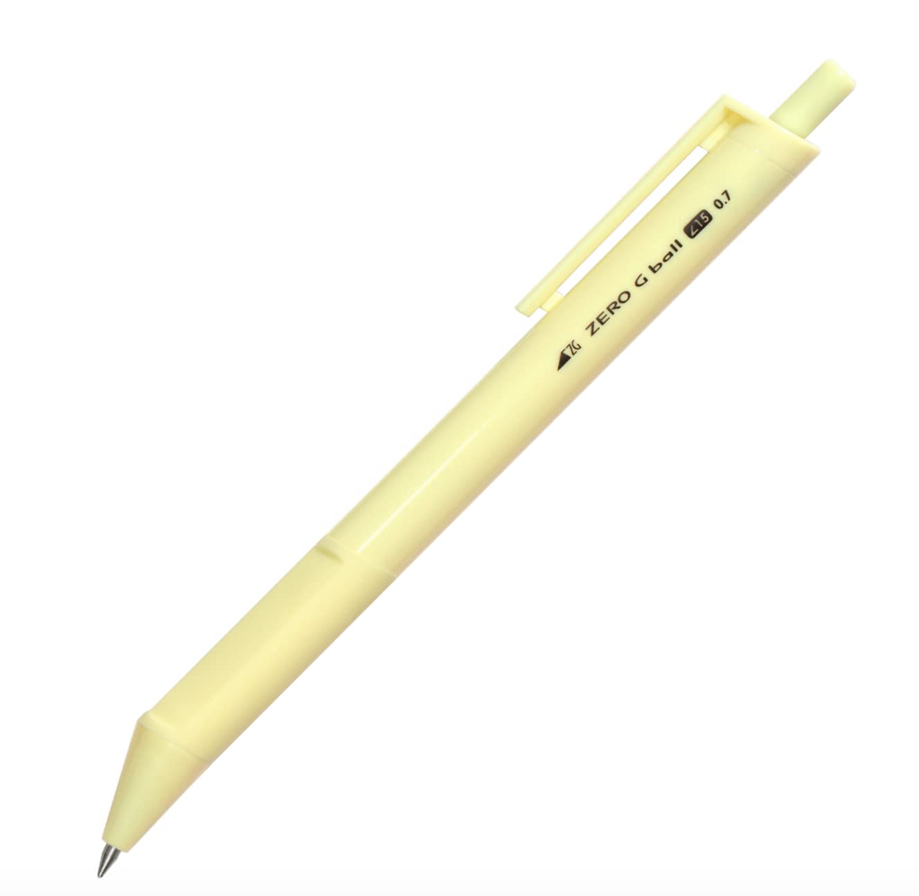 Zero G Ball 15 Degree Yellow Oil-Based Ballpoint Pen 0.7mm