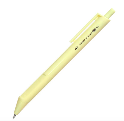 Zero G Ball 15 Degree Yellow Oil-Based Ballpoint Pen 0.7mm