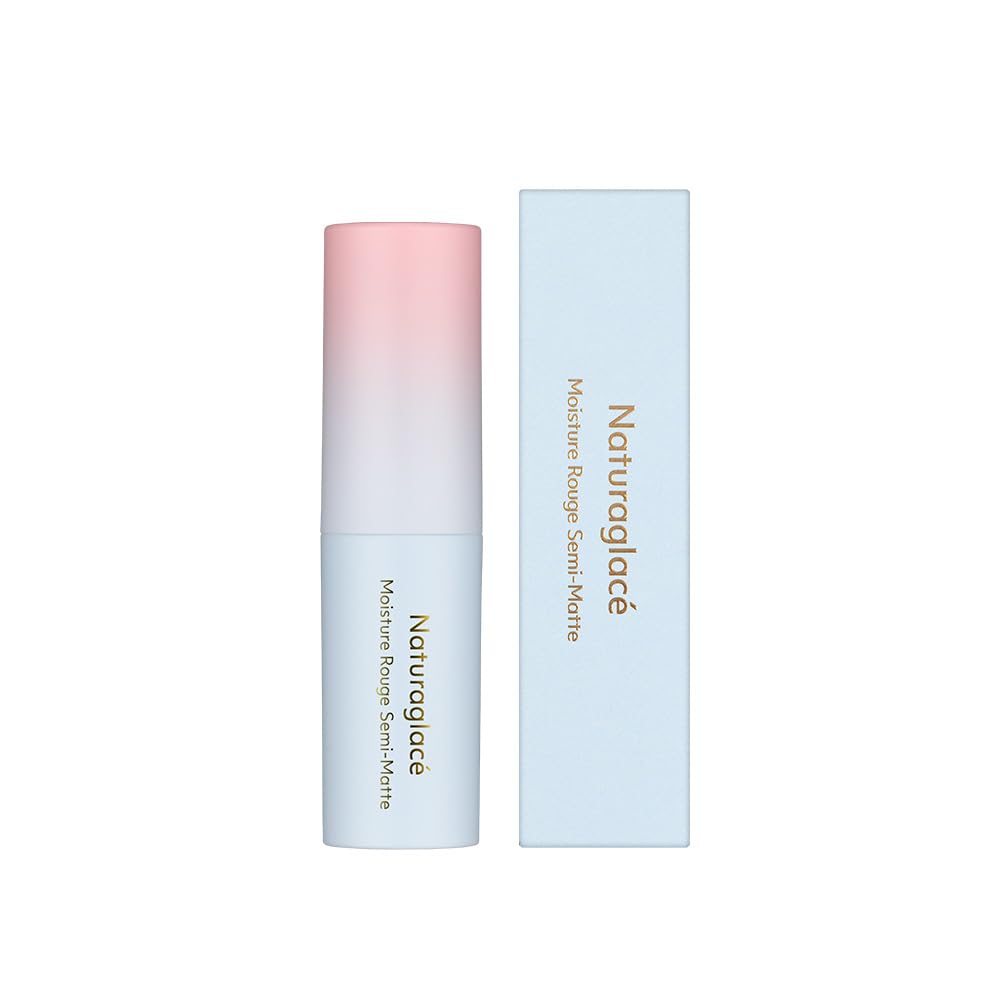 naturaglace Moisture Rouge Semi-Matte 4g Dusty Rose Lipstick