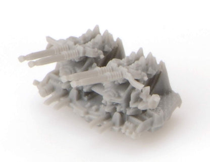 FineMolds 1/700 Scale Model Bofors 40mm Quad Gun Parts Set WA18