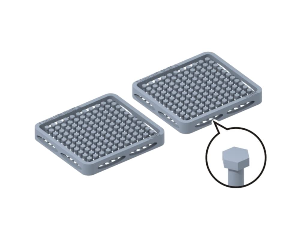 E.T Model 1.1mm Hex Rivets 240 Pieces for Model Kits