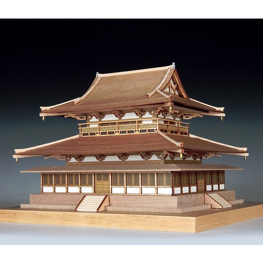 Woody JOE 1/150 Horyu-ji Kondo Wooden Model Assembly Kit