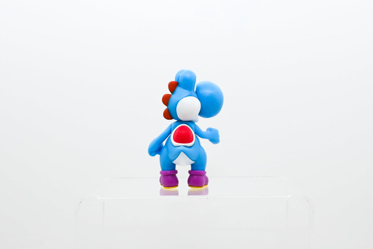 Sanei Super Mario Figure Collection Light Blue Yoshi PVC Figure