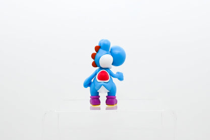 Sanei Super Mario Figure Collection Light Blue Yoshi PVC Figure