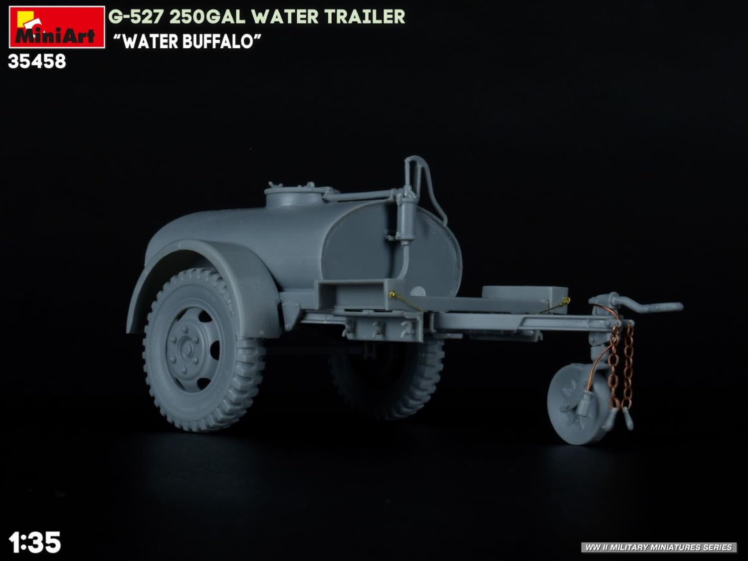 Miniart 1/35 Scale Water Buffalo Trailer Model Kit