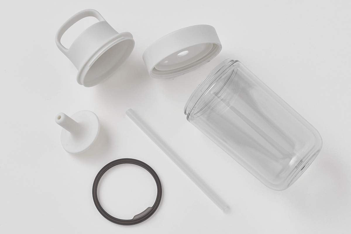 KINTO Tugo Bottle 360ml with Straw Lightweight and Dishwasher Safe