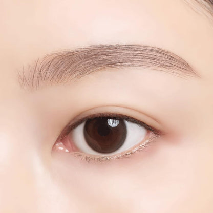 K-Palette Three Way Eyebrow Pencil 04 Grey Brown Waterproof 0.4g