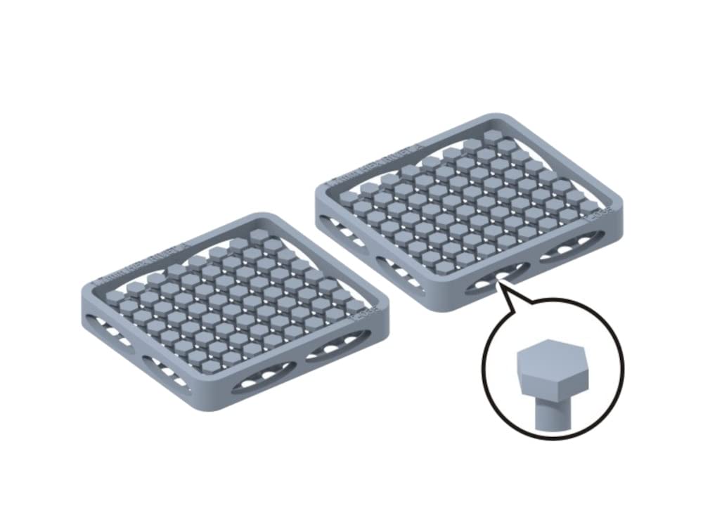E.T Model 1.7mm Hex Rivets Set of 120 for Scale Models