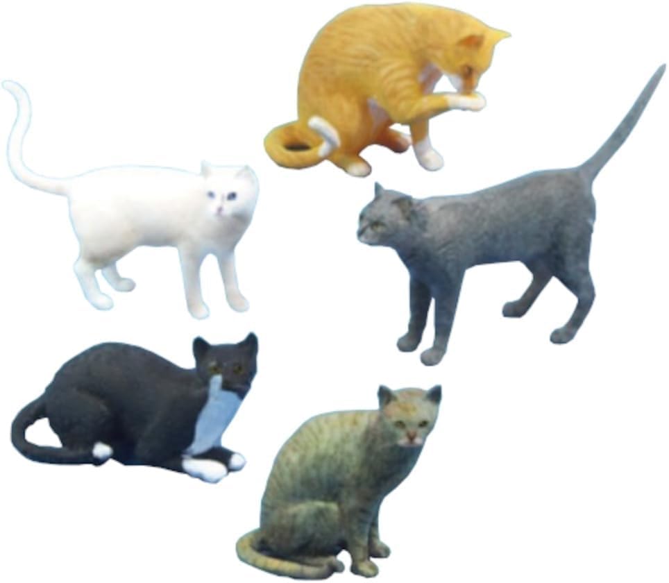 Passion Models 1/20 Cat Lovers Resin Kit Set of 5