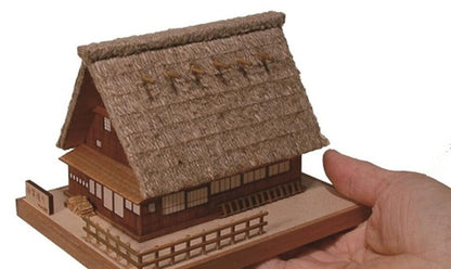 Woody JOE Mini Architecture Gassho-Zukuri Wooden Model Kit