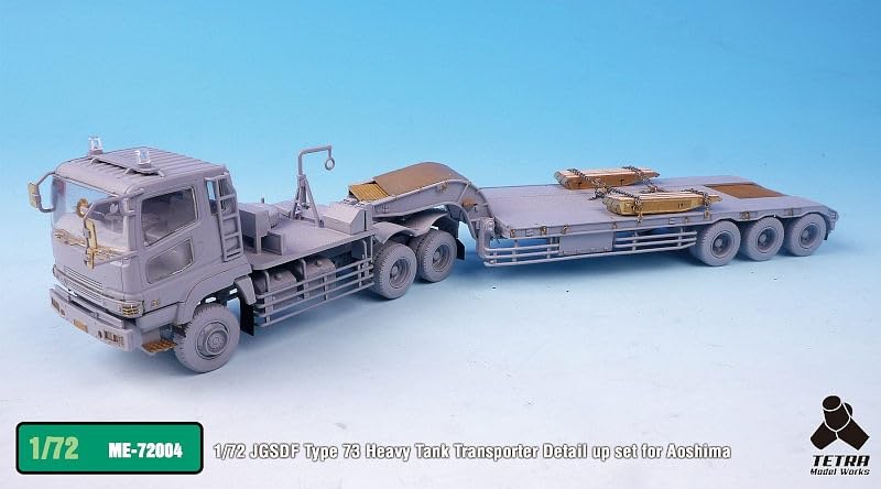 Tetra Model 1/72 Scale Japanese Self-Defense Force 73 Type Semi-Trailer Parts