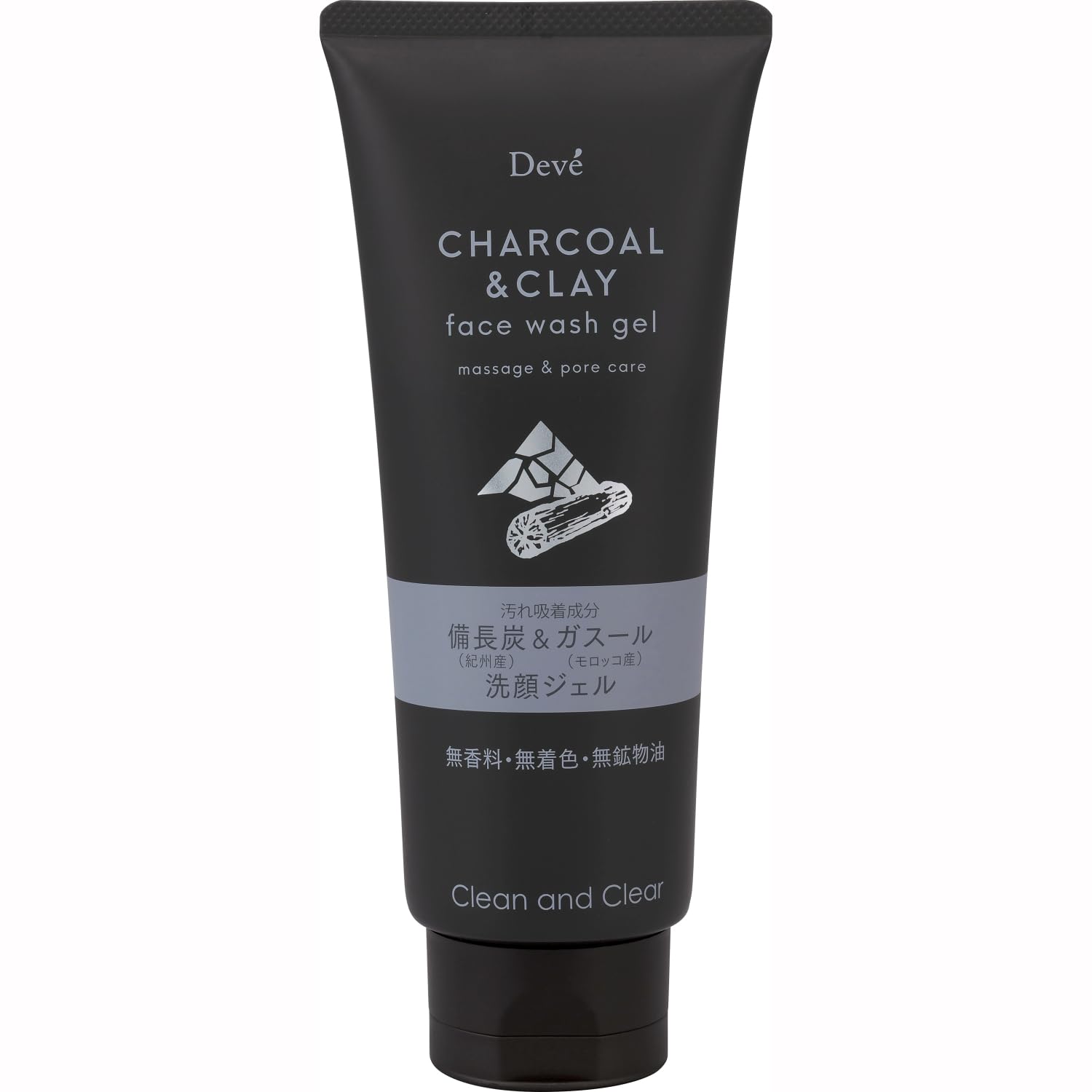 Dib Charcoal and Clay Cleansing Gel 150ml for Japanese Skincare