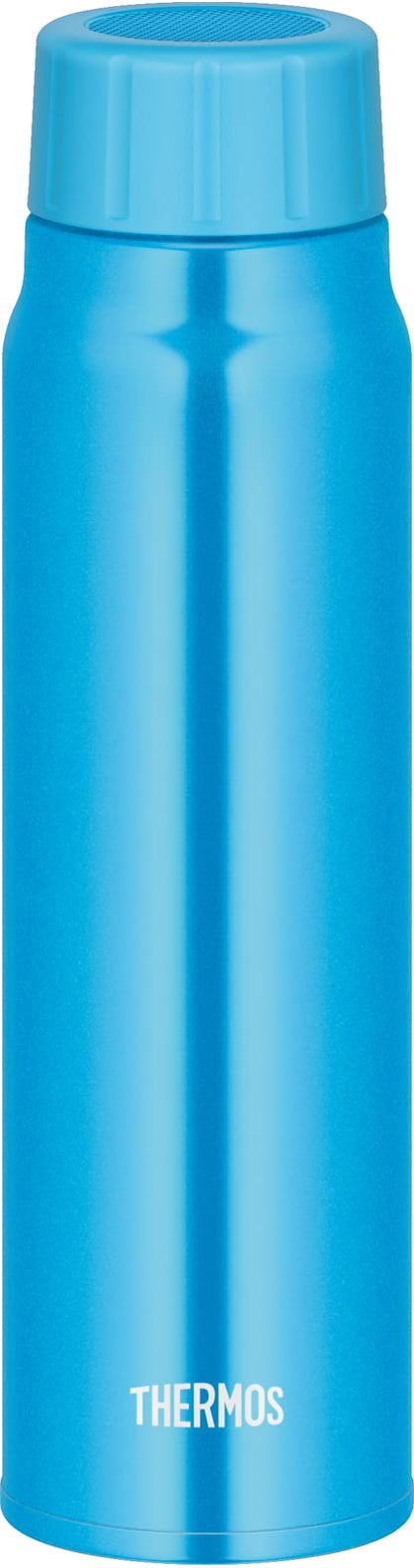 THERMOS Insulated Carbonated Beverage Bottle 500ml Light Blue