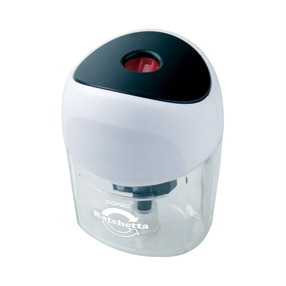 Sonic Handy Pencil Sharpener in Black for Effortless Sharpening