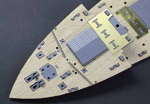 Hasegawa 1/350 Hikawa Maru Wooden Deck Parts for Model Kits