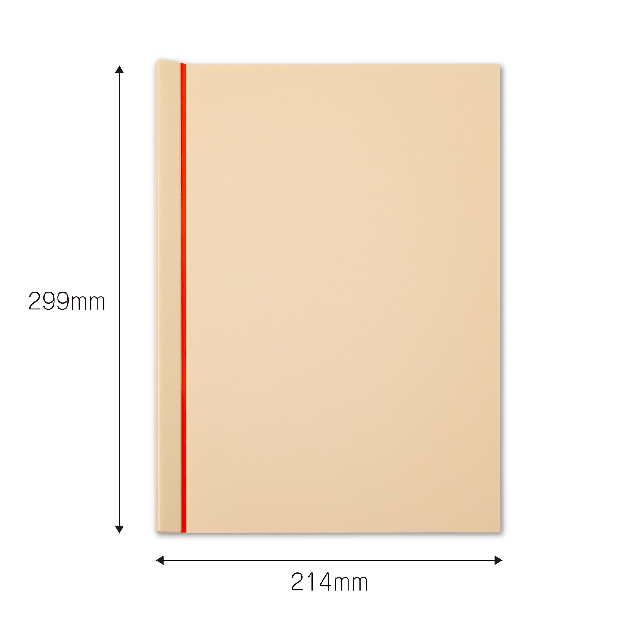 PAGEBASE SlideNote A4 Light Brown Innovative Binder with 360° Expandability
