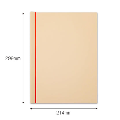 PAGEBASE SlideNote A4 Light Brown Innovative Binder with 360° Expandability