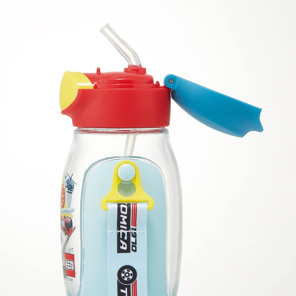 Skater 530ml Straw Bottle with One Push for Kids