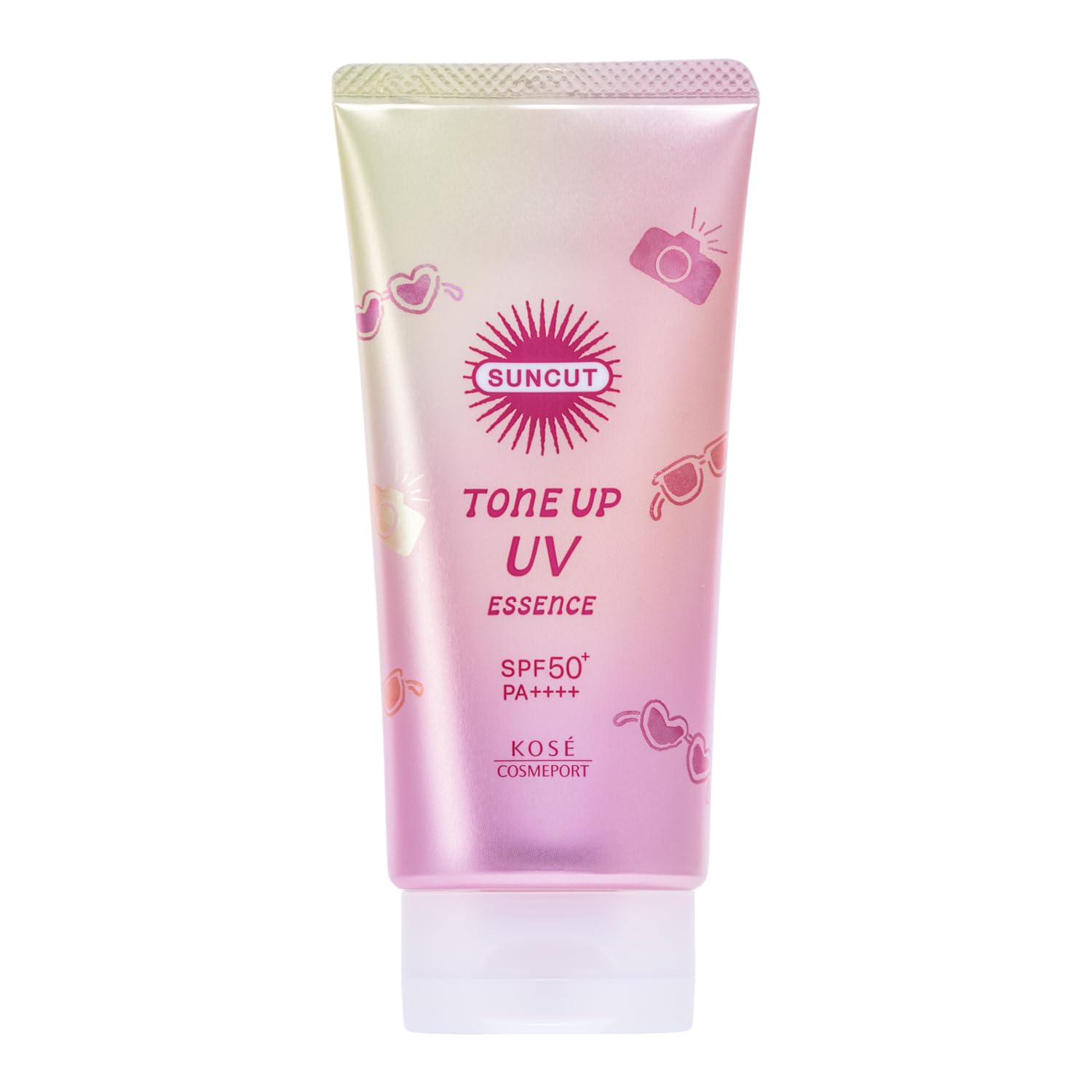 Sunkat UV Essence Rose Pink SPF50+ for Japanese Skincare