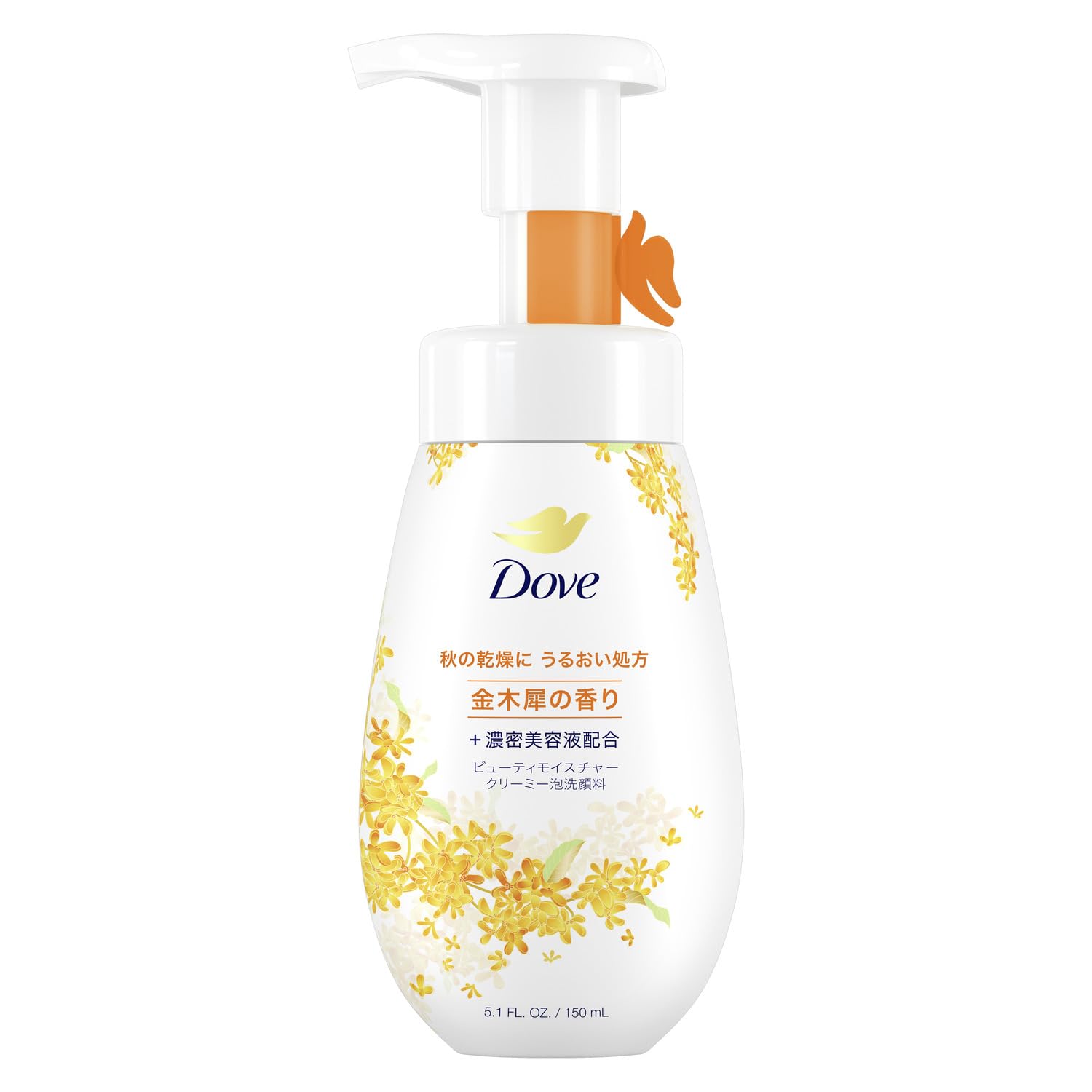 Dove Creamy Foam Facial Cleanser with Osmanthus Flower 150ml