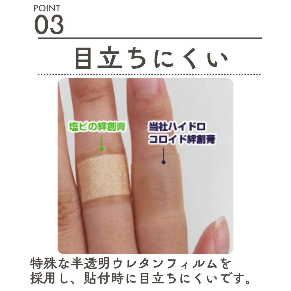 Kizquick Hydrocolloid Bandages 3 Count for Effective Wound Care