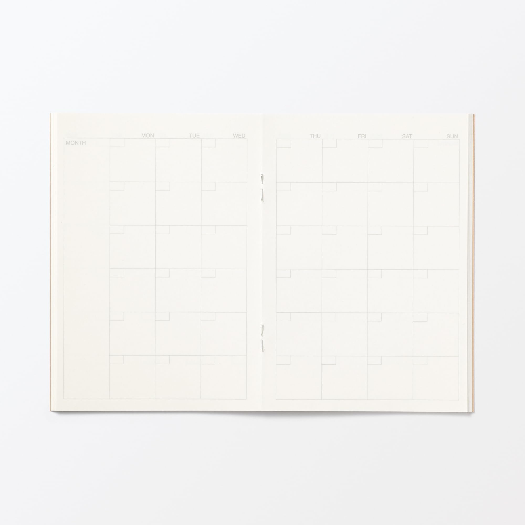 MUJI Monthly Planner A6 with 32 Pages for Easy Organization