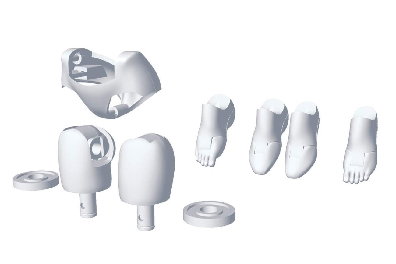 KOTOBUKIYA Mega Man Device M.S.G 02 Bottoms Set White 1/1 Scale Model