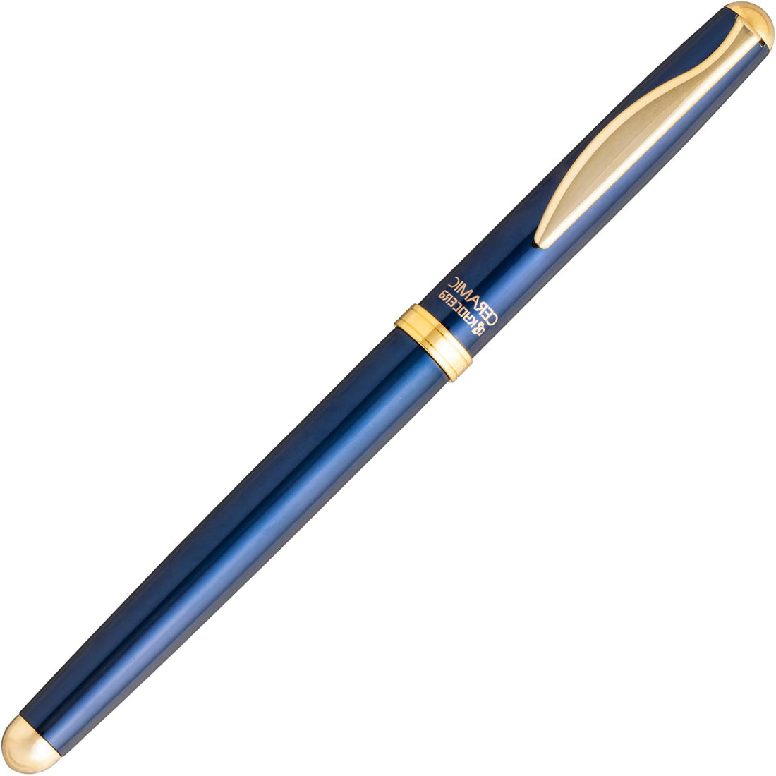 Kyocera Slim Blue Ballpoint Pen with Smooth Ceramic Tip