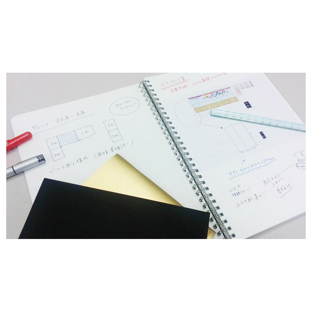Kyokuto Ring Notebook B5 Dot Grid Silver for Everyday Use