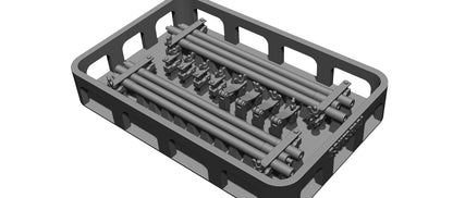 BSK Model 1/35 WWII German Tiger I Tank Tow Cable Set with Holder and Cleaning Rod