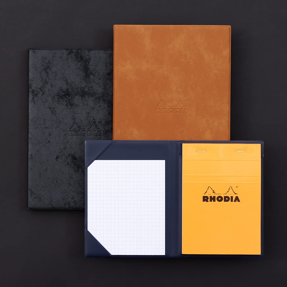 RHODIA PVC Hard Cover Notebook No.13 A6 Orange with Block