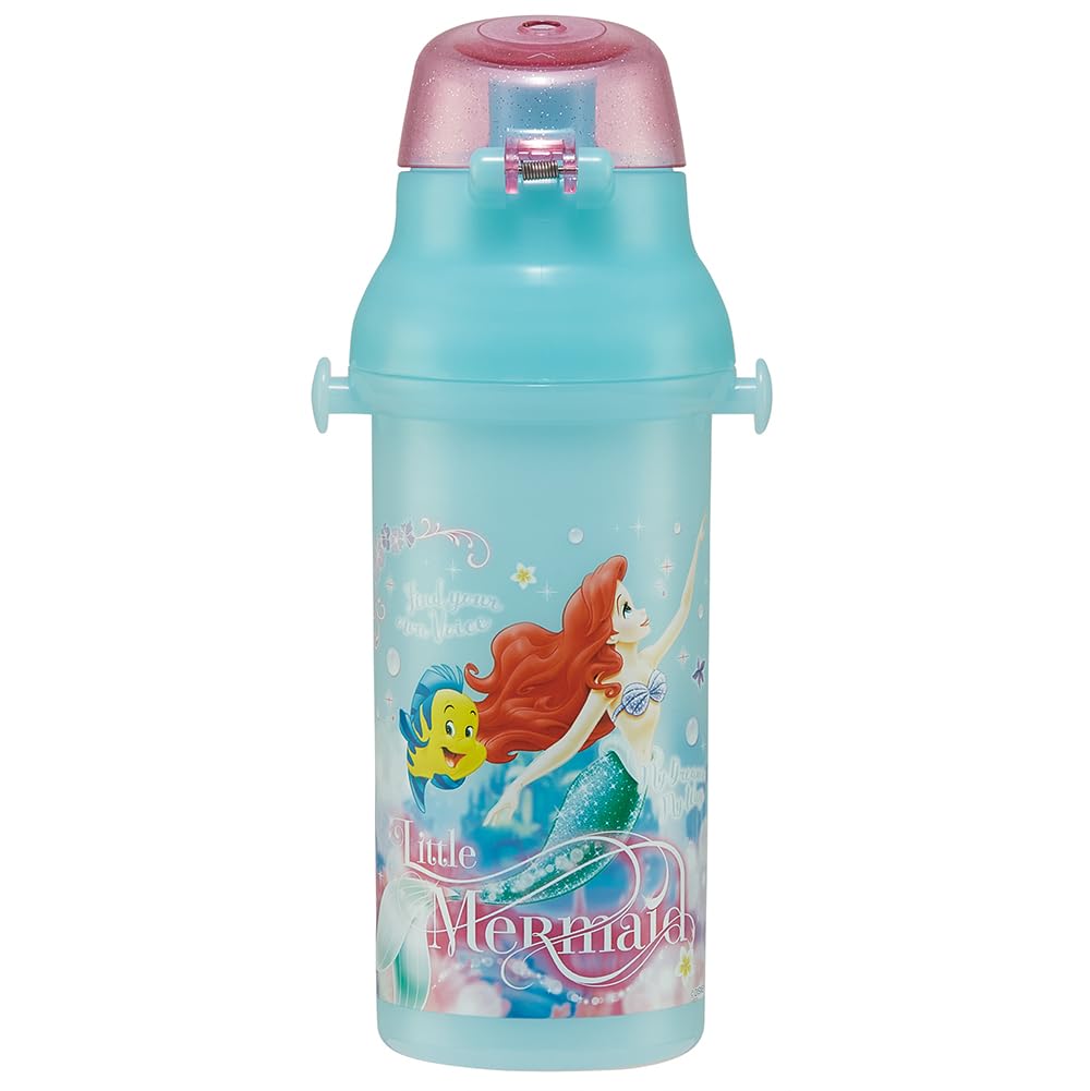 Skater Kids Water Bottle 480ml with One-Touch Design for Easy Drinking
