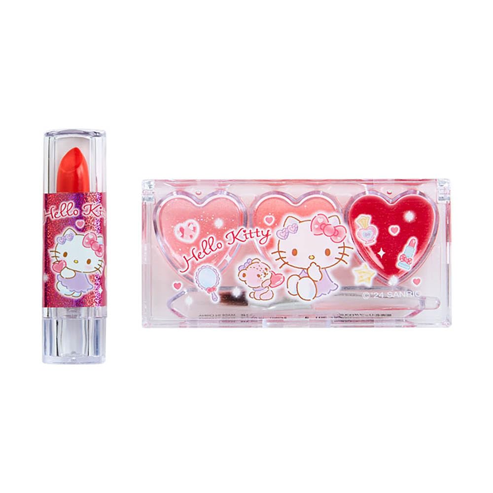 SANRIO Hello Kitty Lip &amp; Gloss Set for Colorful Lips