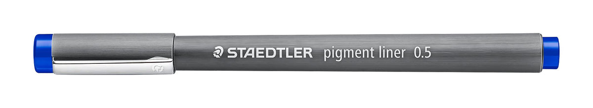 STAEDTLER Pigment Liner Water-Based Pen 0.5mm Blue