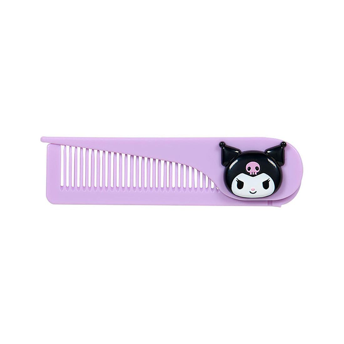 SANRIO Folding Comb Featuring Kuromi for Easy Styling