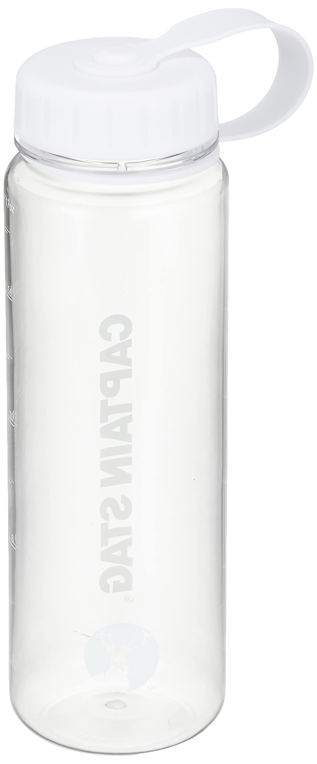CAPTAIN STAG Sports Water Bottle 500ml with Rice Measurement White
