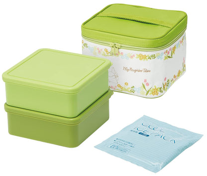 Skater Totoro Bento Box with Cooling Bag 2240ml