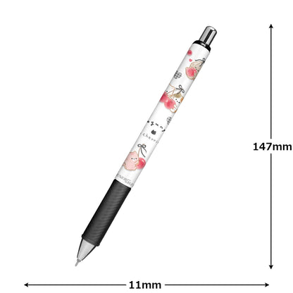Kamiojapan Mechanical Pencil EnerGel Sharp Mogu Nyan Cherry 0.5mm