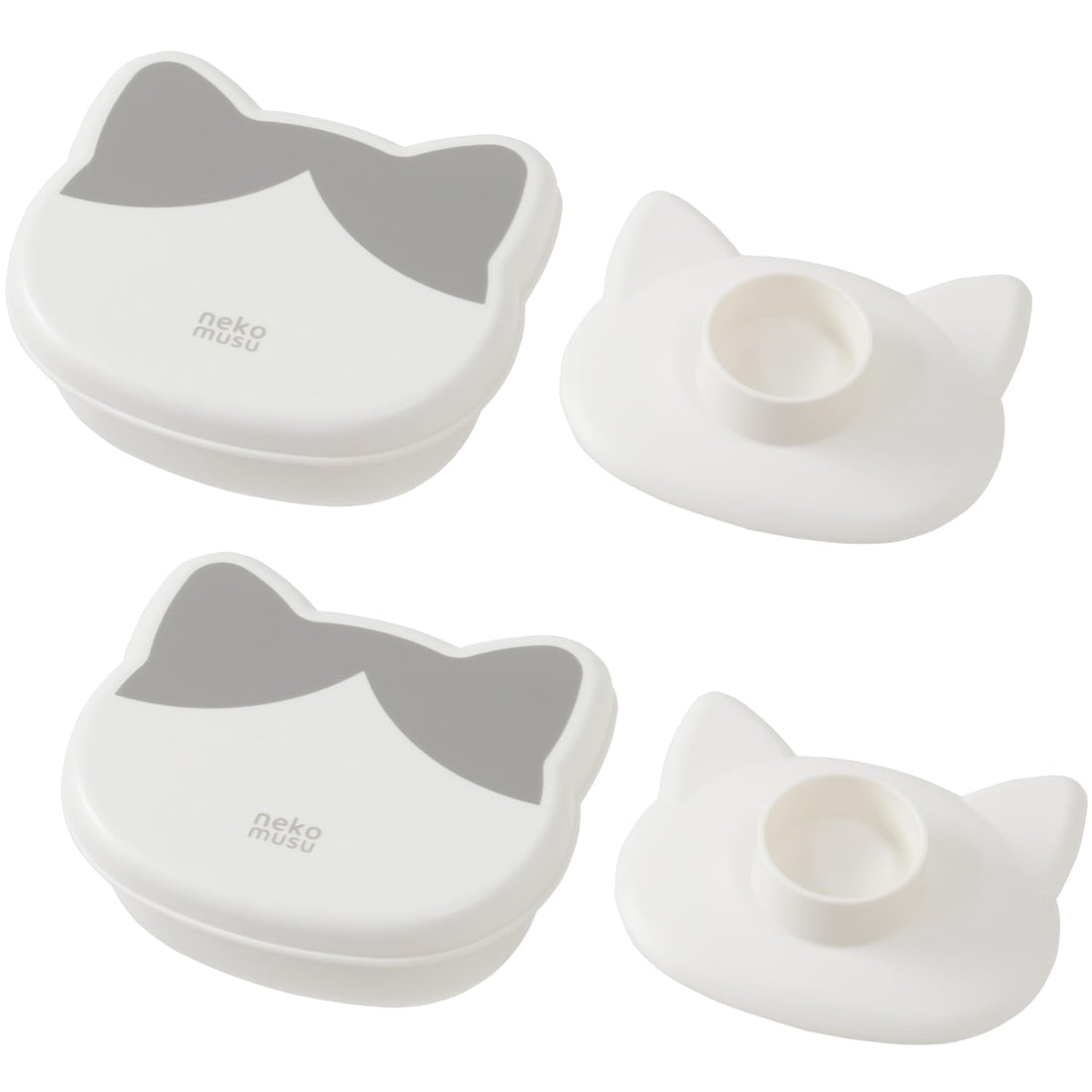OSK Onigiri Case Set Cat Shape for Easy Rice Ball Making