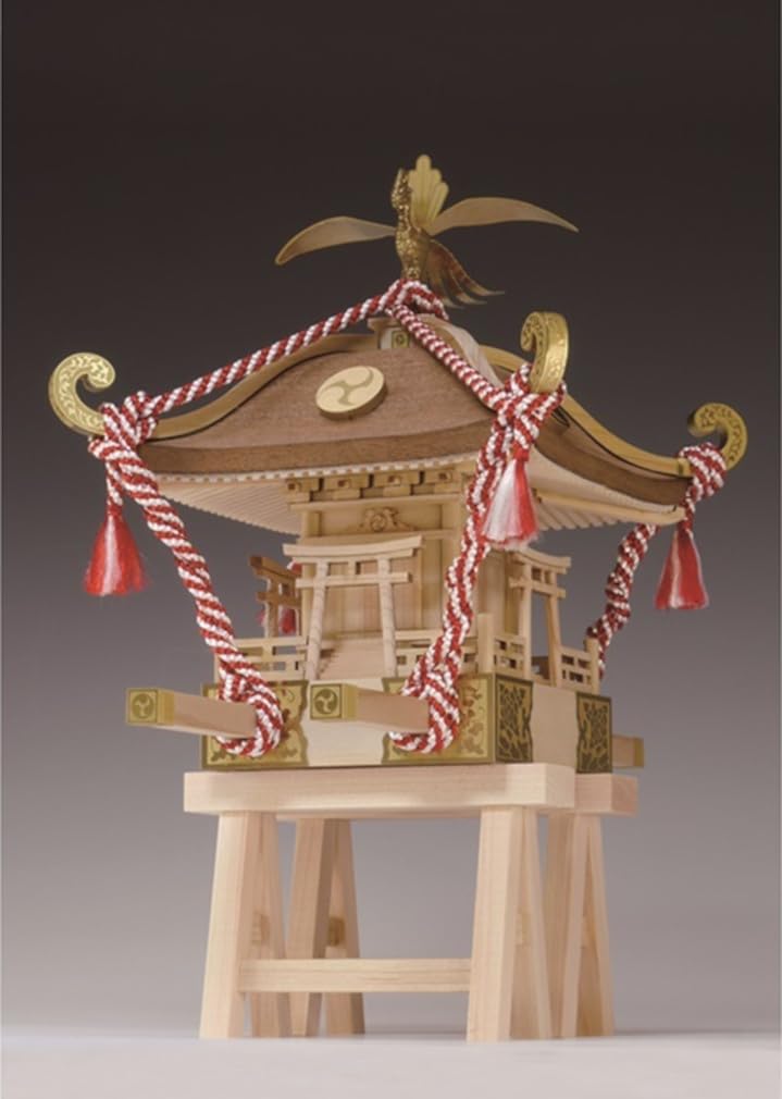 Woody JOE Mini Mikoshi Wooden Model Kit for Scenic Displays