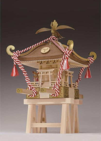 Woody JOE Mini Mikoshi Wooden Model Kit for Scenic Displays
